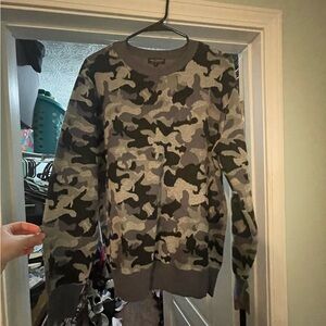 Camo sweater